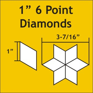 Paper Pieces - 6-point Diamond 1