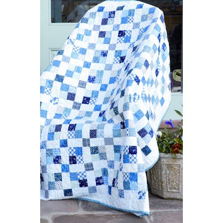 Blue Lagoon Jelly Roll Pattern 