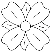Stencil  Flower (Code 17)