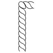 Stencil  Rope Border (Code 287)