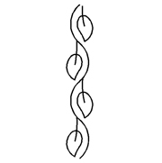 Stencil  Leaf Border (Code 291)