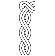 Stencil  Cable Border (Code 377)