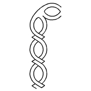 Stencil  Cable Border (Code 590)