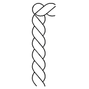 Stencil  Rope Border (Code 607)