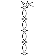 Stencil Small Border (Code 610)