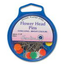 Flat Flower Head Pins 