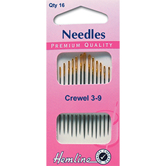 Hemline Embroidery/Crewell Size 3-9